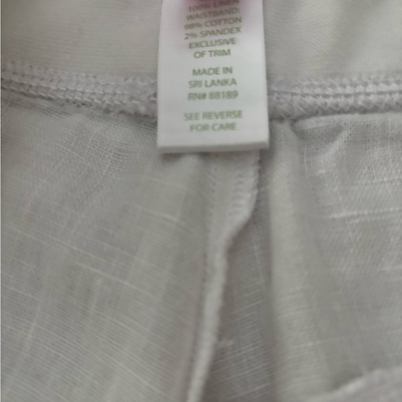 Lilly Pulitzer Linen Pants Resort White - Picture 5 of 6